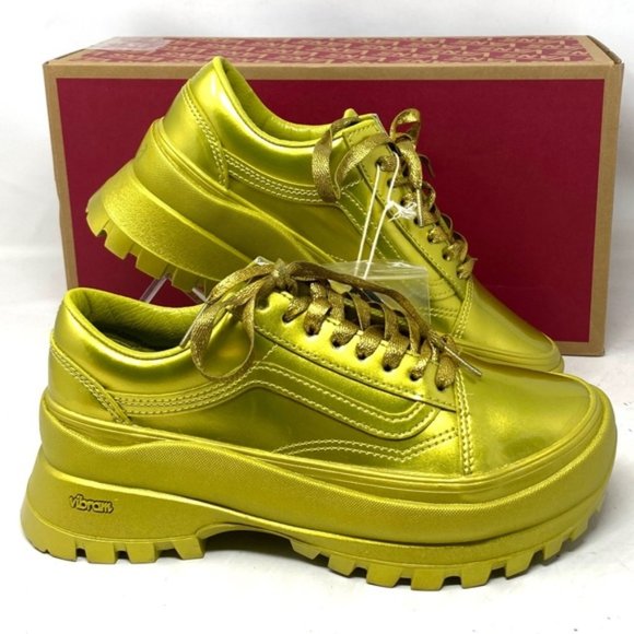 VANS Collina Strada Old Skool Vibram Women Synthetic Yellow Low Shoe VN0009Q4YL9 - Picture 1 of 11